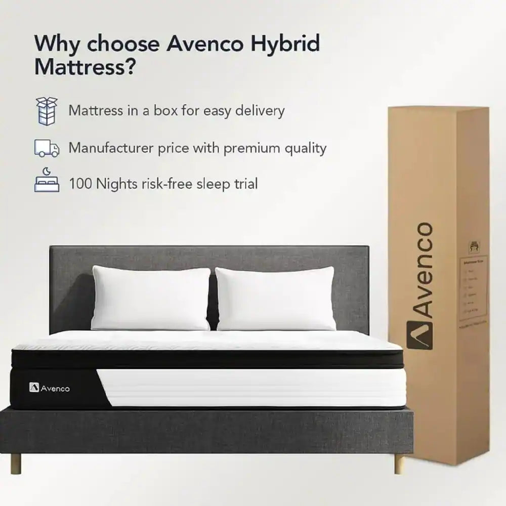 10'' Medium Twin XL Top Hybrid Mattress