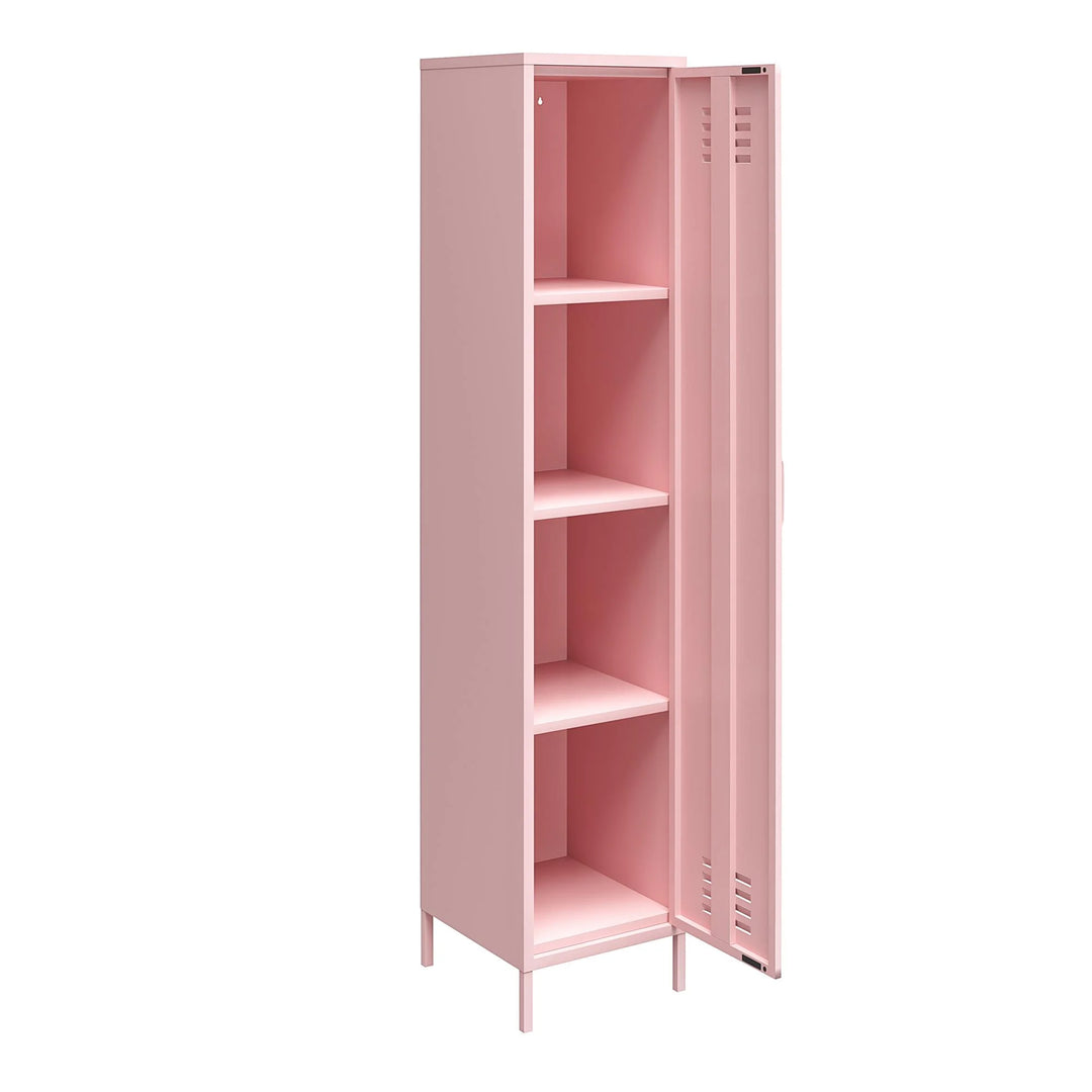 1-Door Tall Single Metal Locker Style Storage Cabinet