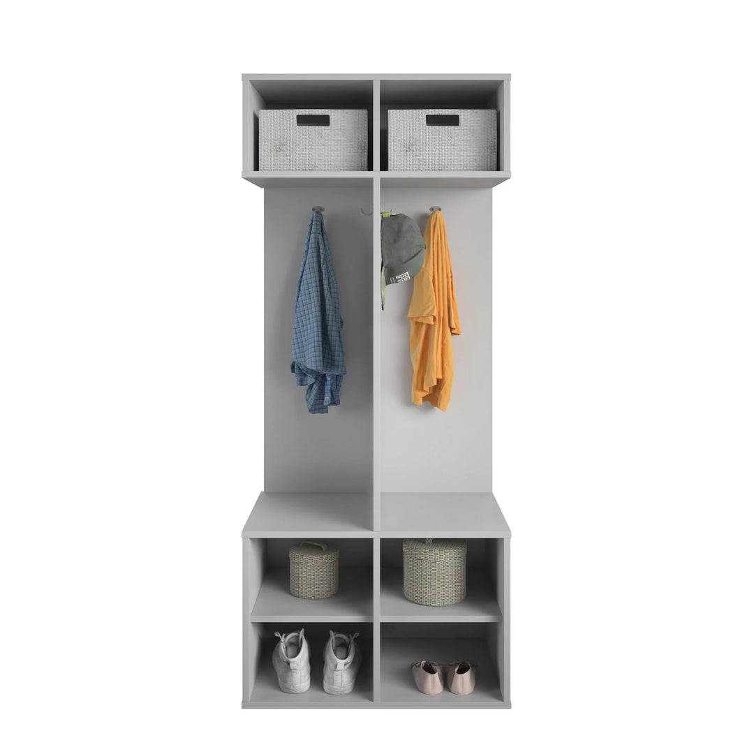 Ameriwood Home Charli Kid's 6 Cube Storage, Dove Gray